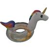 Procesamiento al por mayor Anillo de natación inflable de PVC con forma de pavo real Asiento inflable para adultos Impresión de logotipo