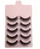 Pestañas Postizas de Tallo Duro Pueden Crear Doble Párpado para Mujeres, Estilo Natural, Pestañas Realistas, Tira Completa Pestañas Postizas Pequeño Demonio, Una Pieza