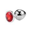 Plug anal redondo de metal sm bolsa de pano expansão anal plug anal de metal Yin brinquedos sexuais masturbação brinquedos sexuais