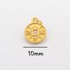 Pingente Ping An Joy Sand Gold para Pulseira DIY, Acessórios para Pulseira, Gufa Gold Xiaofu Brand Bell Bead Accessories