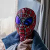 Cosplay de Spiderman para Halloween Transfronterizo Estilo Tiktok Máscara Divertida para Adultos Casco de Spiderman