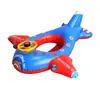 Nuevo Bote Inflable Engrosado con Forma de Avión, Asiento de Natación para Bebés y Niños Pequeños, Flotador de Natación de Rueda con Parasol