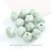 Rábano verde con forma de hueso, cuentas de cerámica, pulsera, collar, accesorios, cuentas sueltas, material para joyería hecha a mano DIY, cuentas