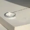 Acompañarte con Anillo de Pareja Esmerilado para Hombres y Mujeres un Par de Anillo de Sandalia para Uñas Moda Simple Lujo Ligero Anillo Abierto