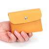 Monedero pequeño de piel auténtica para mujer, nuevo, portátil, de bolsillo, pequeño, tarjetero, llavero, monedero