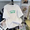 Camiseta de manga corta de estilo americano moderna para hombre, cuello redondo de verano, versátil casual, nuevo estilo 2025, marca de moda, camiseta holgada estilo Hong Kong