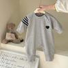 Mameluco para bebé, Estilo nuevo de otoño, Mameluco suave de manga larga para niños y niñas pequeños, Ropa para salir para recién nacido, Sudadera