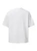 Camiseta de Manga Corta para Hombre Nanxia Estilo Retro Americano Moda de Calle Marca de Nicho Cuello Redondo Manga Media Diseño Holgado