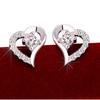 Pendientes Jin Jiahua para mujer, muy vendidos, estilo coreano, con forma de corazón, joyería Tremella.