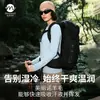 Ovelha Perdida Montanhismo ao Ar Livre Camisa Feminina de Lã Merino Secagem Rápida Manga Longa com Bolso para Relógio, Caminhada Raglan Gola Redonda