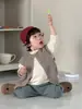 Chaleco Jacket Tejido para Niños Otoño 2026 Nuevo Cárdigan de Otoño para Bebé Estilo Coreano Ropa para Niños Traje Casual para Niños