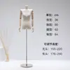 Tienda de ropa accesorios para maniquíes de hombro plano maniquí femenino de medio cuerpo ventana maniquí de cuerpo entero hombro en ángulo recto base engrosada soporte de exhibición