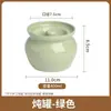 Olla de Cerámica para Estofado con Tapa para Uso Doméstico, Olla de Cerámica Estilo Chino para Conservar la Salud, Taza para Estofado de Ginseng, Taza para Postre de Hotel