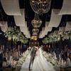 Adereços de casamento teto pano elástico gaze cortina decoração casamento chinês auditório palco layout pano de teto seda leite