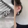 Pendientes Minimalistas de Lujo Ligero para Mujer, Aros de Moda con Diseño de Nicho, Pendientes de Alta Gama, Nuevos Accesorios Populares para Orejas