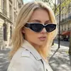 Nuevas Gafas de Sol Retro Cat-Eye con Bloques de Color, Moda Transfronteriza Europea y Americana, Gafas de Sol de Alta Gama de Moda Anti-UV para Mujer