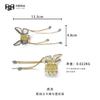 Pinza para el pelo con borla antigua, accesorio para la cabeza chino antiguo, accesorio para el pelo de uso diario, elegante y exquisito, horquilla de mariposa, joyería