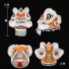 Accesorios de Danza Cabeza de León Danza del León de Foshan Danza de Doble León Tejido de Bambú Lana de Oveja Australiana León Luz Brillante León Dragón