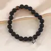 Amazon Pulsera de Piedra Natural Ojo de Tigre Ágata Caliente Tejida Acero Inoxidable Pulsera Magnética de Pareja Amor al por Mayor