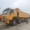 Caminhão basculante HOWO de 371 cavalos com transmissão de 10/12 velocidades exportado para a África