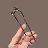 Horquilla de Cristal para el Cabello Cheongsam Francés Simple en Forma de U Tocado Antiguo Estilo Antiguo Pinza para el Cabello Accesorios para el Cabello para Mujeres