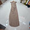 Vestido de un hombro vietnamita europeo y americano Nanyou para cena, fiesta de cumpleaños, hebilla metálica, falda larga, vestido de noche
