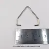 Anillo de Conector de Hebilla Triángulo Abierto de Acero Inoxidable Dun Ang Hebilla de Llavero Bolsa DIY Joyería Decoración Accesorios