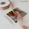 Atacado transfronteiriço 2,5cm fita de seda de leite fio de neve laço feito à mão DIY acessórios de cabelo fita de cabelo fita de flor para presente
