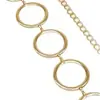 Venta al por mayor de fabricante Anillo de Metal Retro Punk Hip-Hop Cadena Corporal Moda Europea y Americana Colgante Sencillo Cadena de Cintura de Bola Accesorios para Mujeres