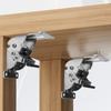 Bisagra de doble freno negra de 90 grados plegable autoblocante bisagra bisagra mueble mesa de café plegable autoblocante 180 bloqueo plegable bisagra para mesa de computadora
