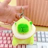 Pingente Capivara Deus da Riqueza Buda Açafrão Kabi Bala Chaveiro de Pelúcia Coração de Menina Penduricalho para Mochila Presente Venda por Atacado