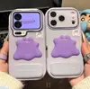 Soporte de Monstruo de Arcilla Blanda Adecuado para Funda de Teléfono Apple 17 Pro Max, Nueva Funda Blanda Creativa Linda Anti-Caída para iPhone 16