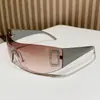 Nuevas Gafas de Sol de Una Pieza de Moda Versátiles Europeas y Americanas Gafas de Sol para Mujer Anti-UV Gafas de Sol de Moda Sencillas