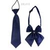Corbata de Cuello para Niños y Niñas Corbata a Rayas Estilo Academia Japonesa y Coreana Traje con Lazo Accesorios de Actuación