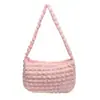 Bolso Nuevo Elegante de Gran Capacidad con Textura Suave, Bolso Cruzado de Hombro Plegado tipo Nube Esponjosa Casual para Viajes y Uso Diario