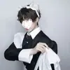 Horquilla con orejas de perro lechero, pequeña y adorable, estilo japonés, con orejas de gato y zorro, accesorios para el cabello de gato a la moda para hombre.