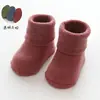 Meias de bebê, outono e inverno, tecido felpudo espesso, antiderrapantes, algodão, para bebês, meias para casa, para bebês que estão aprendendo a andar, comprimento médio da panturrilha, meias para recém-nascidos, meias infantis