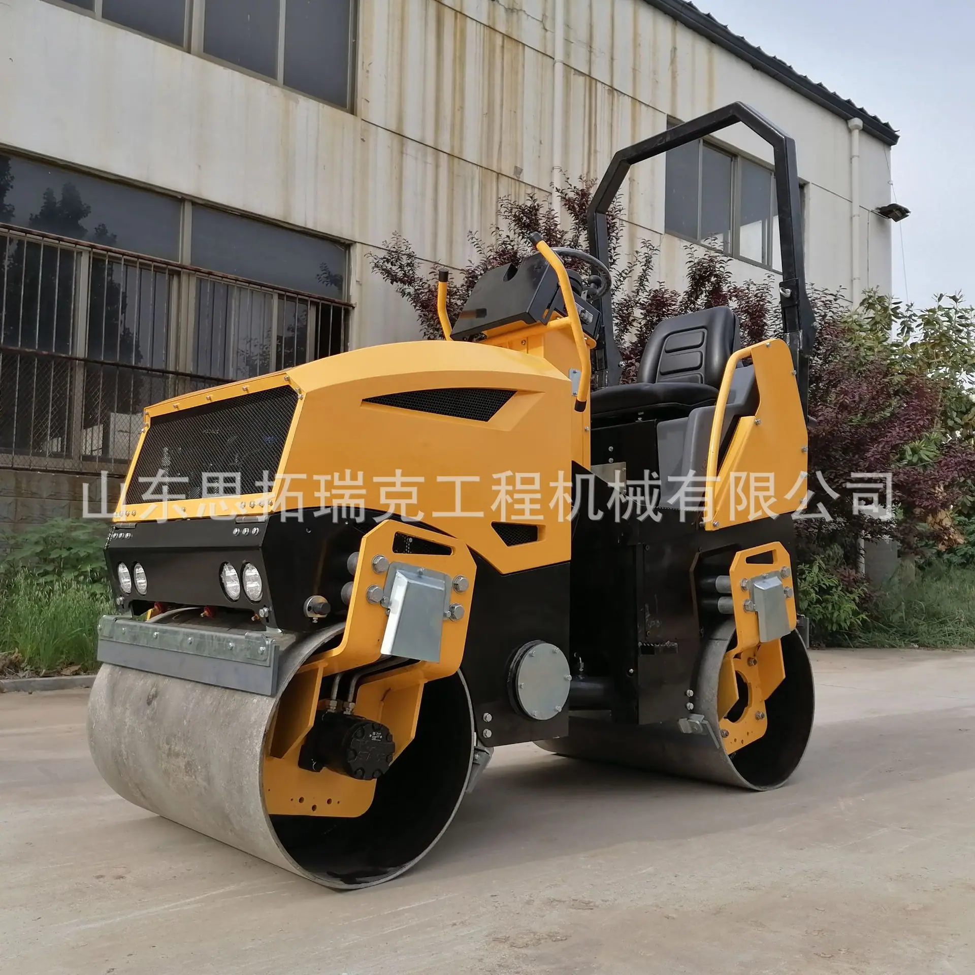 ST2000型2吨座驾式双驱单震小型压路机 沥青泥土水稳压实压路机
