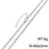 Collar de Cadena de Bolas Doradas Huecas de Acero Inoxidable 18K Electrochapado, Joyería Sencilla y Elegante de Cadena de Bolas de Acero de Titanio, Suministro para Comercio Electrónico