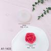 Molde de silicona con forma de flor de rosa para aromaterapia, para velas de yeso, para hornear pasteles de chocolate