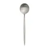 Cucharas Portuguesas de Acero Inoxidable para Uso Doméstico, Cucharas de Mango Largo y Cabeza Redonda, Cucharas Multifuncionales para Hoteles y Restaurantes, Cucharas de Mesa, Cucharas para Sopa, Cucharas para Plato Principal