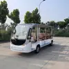 Coche Turístico para Recorridos Inmobiliarios, Vehículo de Patrulla de Combustión Interna, Coche Turístico para Zonas Pintorescas, Coche Turístico Eléctrico Descapotable Cerrado de 11-14 Plazas