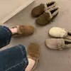 Zapatos Birkenstock de cuero suave retro estilo Mori girl para mujer, forrados de felpa, nueva colección otoño/invierno 2024, con aumento de altura interior y forro cálido de algodón