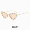 2023 nuevas gafas de sol Y2G con forma de ojo de gato de diamantes personalizadas de moda transfronteriza europea y americana, gafas de sol para chicas atractivas femeninas