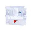 Caja de cría para peces guppy, caja de aislamiento acrílica para acuario, cámara de desove y eclosión extragrande para alevines y peces jóvenes