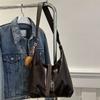 Estilo ocidental 2024 outono e inverno novo simples personalizado casual bolsa feminina bolsa de ombro de grande capacidade bolsa de classe