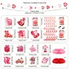 Nuevo Producto de Amazon: Set de Pancarta y Guirnalda Temático de San Valentín Qixi, Pancarta de Panal para Decoración de Bodas y Fiestas