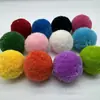 En Stock Bufanda/Gorro de Cachemir con Pompón de 3 cm y Lazo con Hilo y Bola de Hilo Hecho a Mano Pompón Grande Bola de Felpa para DIY