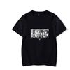 Suministro transfronterizo Ghost Blade nueva camiseta de manga corta de verano para mujer cuello redondo parejas ropa suelta de media manga al por mayor