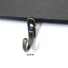 Novo Gancho de Parede Pequeno Mini Estilo Antigo Liga de Zinco Multicor para Cabideiro, Vestiário, Atrás da Porta, Ganchos para Joias
